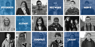 six by three grid of different students and alumni from Yale